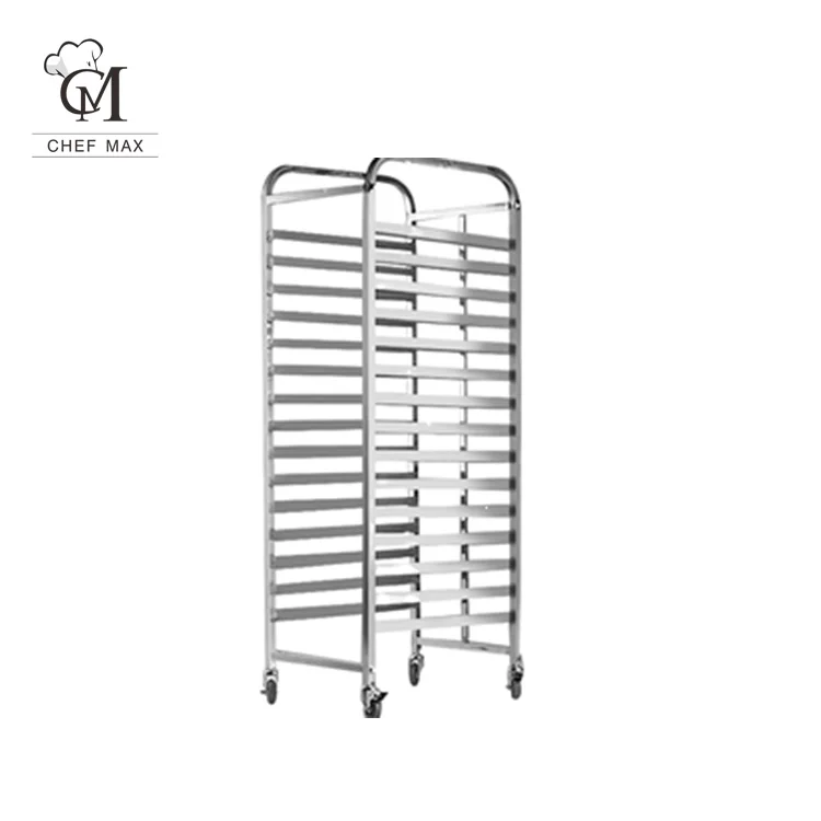 Chefmax Hot Sale Catering Equipment Stainless Steel Bakery Baking Tray Shelves Trolley for Bread/cake/pizza Commercial Kitchen
