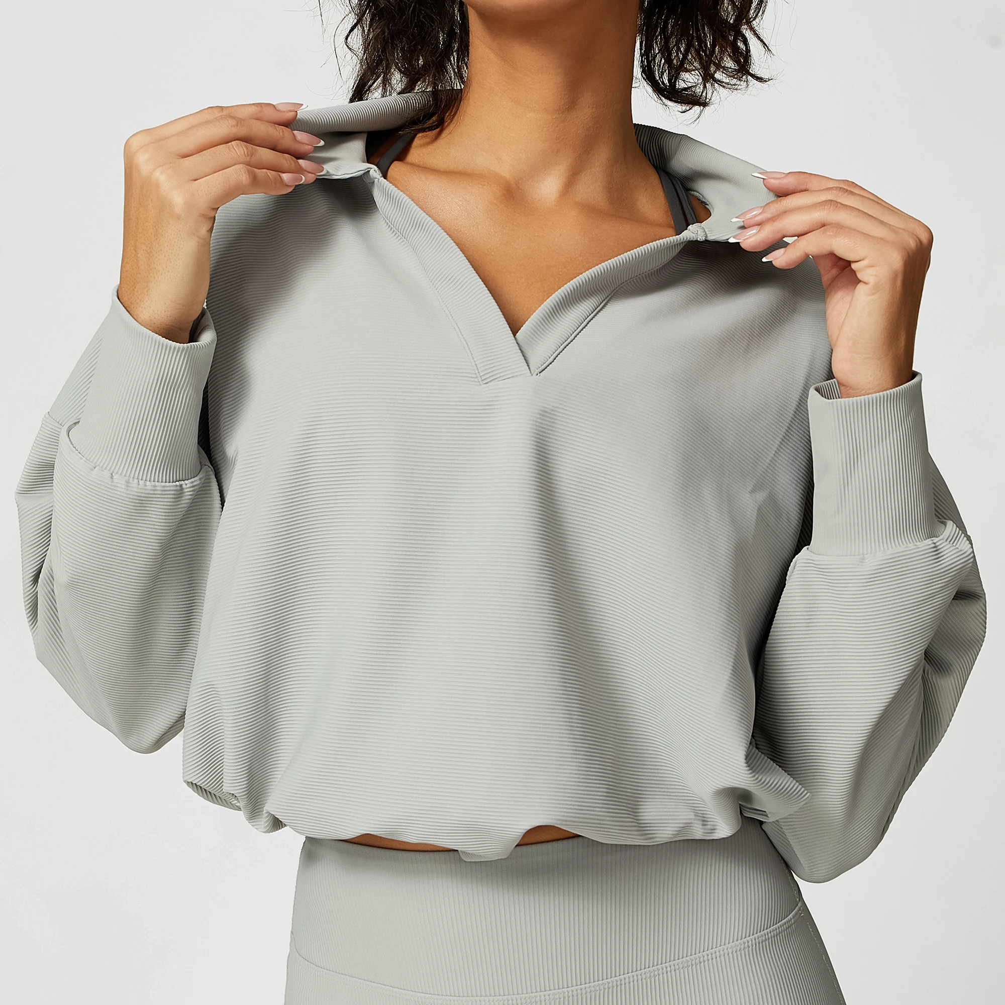 Pt Sports Six Pieces Series Set High Quality Stretched Fabric Ribbed Women Sports Bra Top Bottoms Pants Shorts Gym Fitness