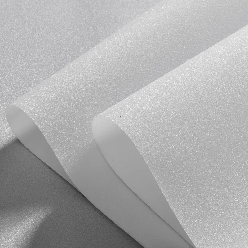 White Frosted Glass Static Adhesive-Free Window Film Static Cling Vinyl Glass Film Focus on Privacy Sturdy Durable Glass Sticker