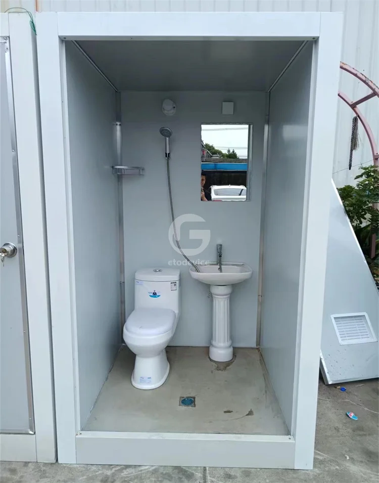 Outdoor mobile camping portable bathroom unit shower and toilet