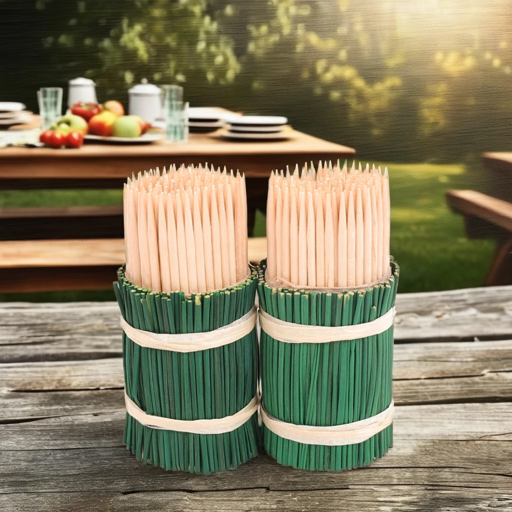 promotional disposable flat end wood toothpicks