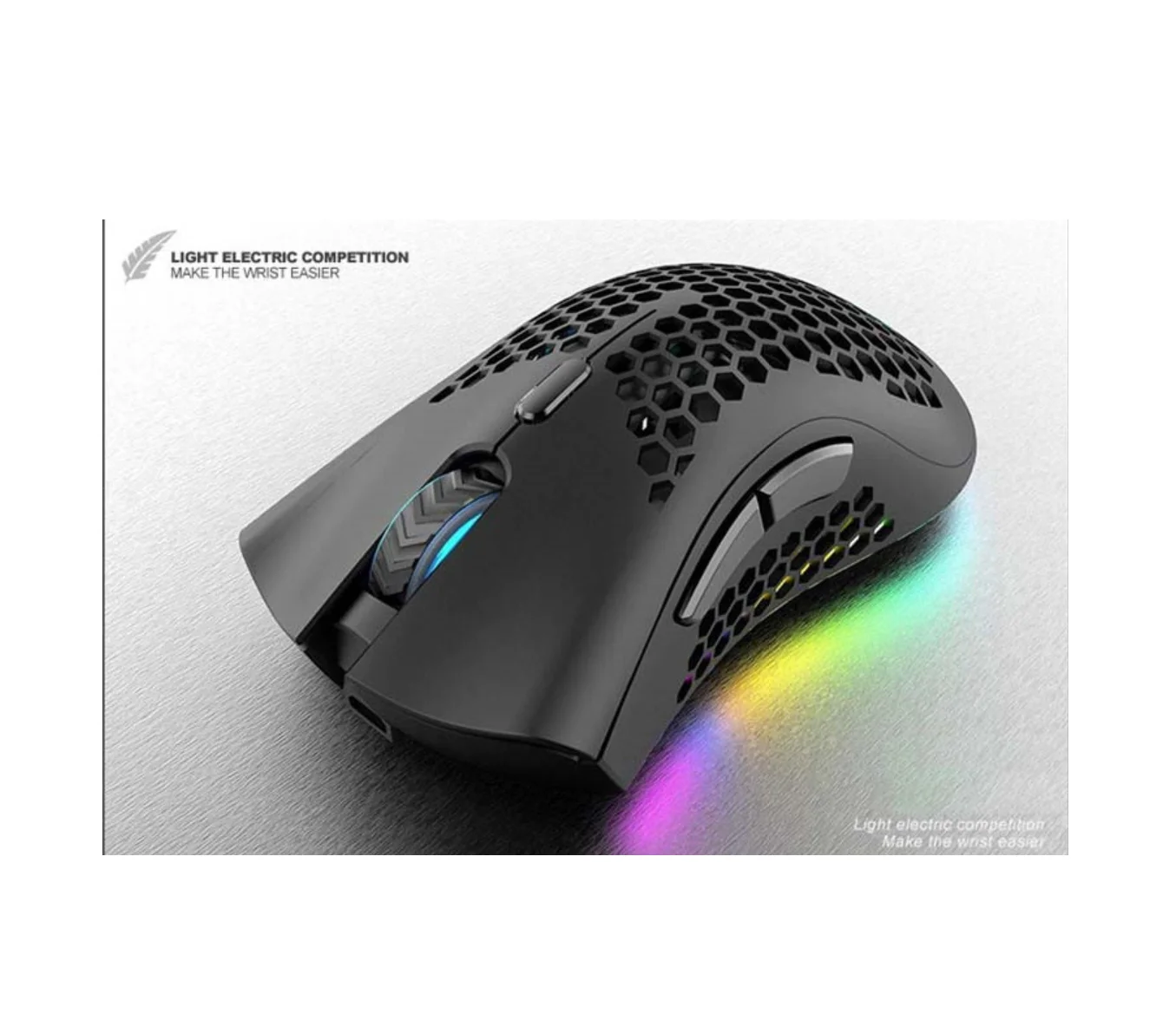 
New Ffashion Gaming Computer USB White Mouse OEM Custom Logo Rechargeable Optical Wireless Mouse 
