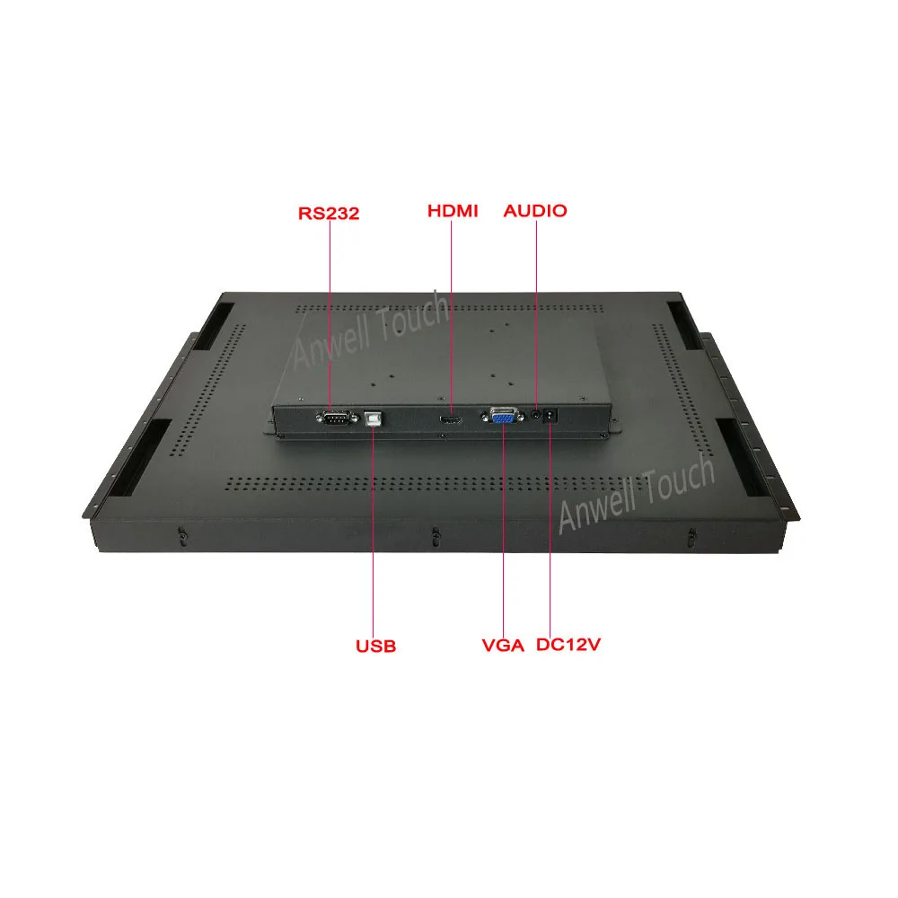 Горшок с золотой открытой рамкой монитор 19 дюймов ИК Сенсорный игровой монитор POG
