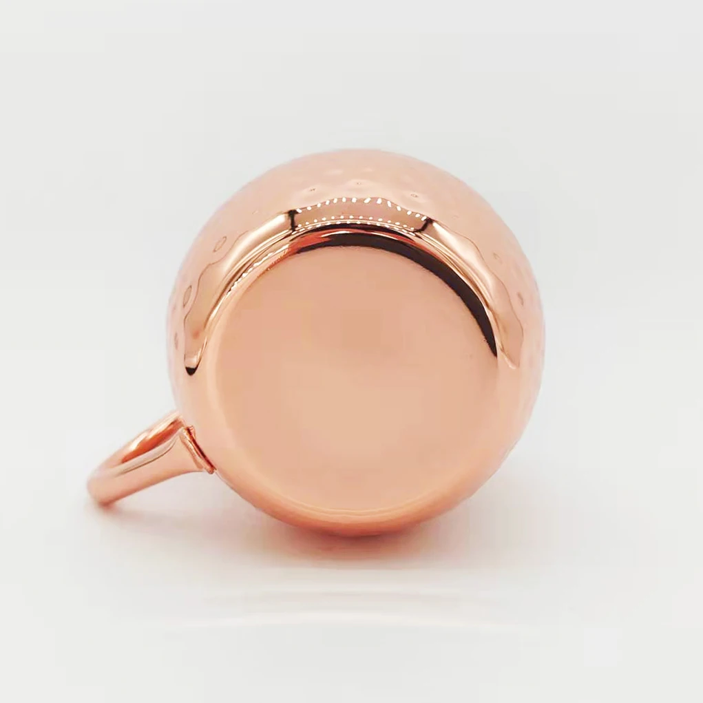 Wholesale Moscow Mule Copper Mug Sublimation Copper Plated Stainless Steel Mug Engraved Beer Drinking Mug