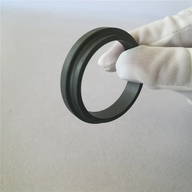 High precision wear resistance sic silicon carbide ceramic seal ring for water pump