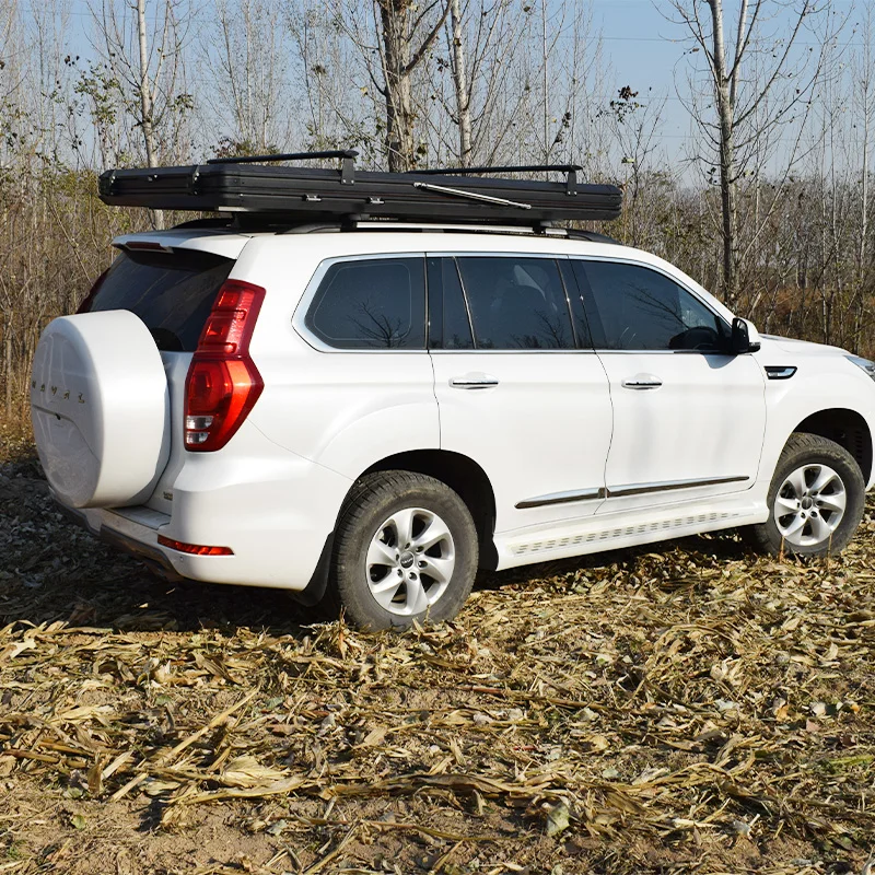 New Arrival Outdoor Camping Rhombus Hardtop Roof Top Tent Pop Up Camping Aluminum Rooftop Tent For Travel