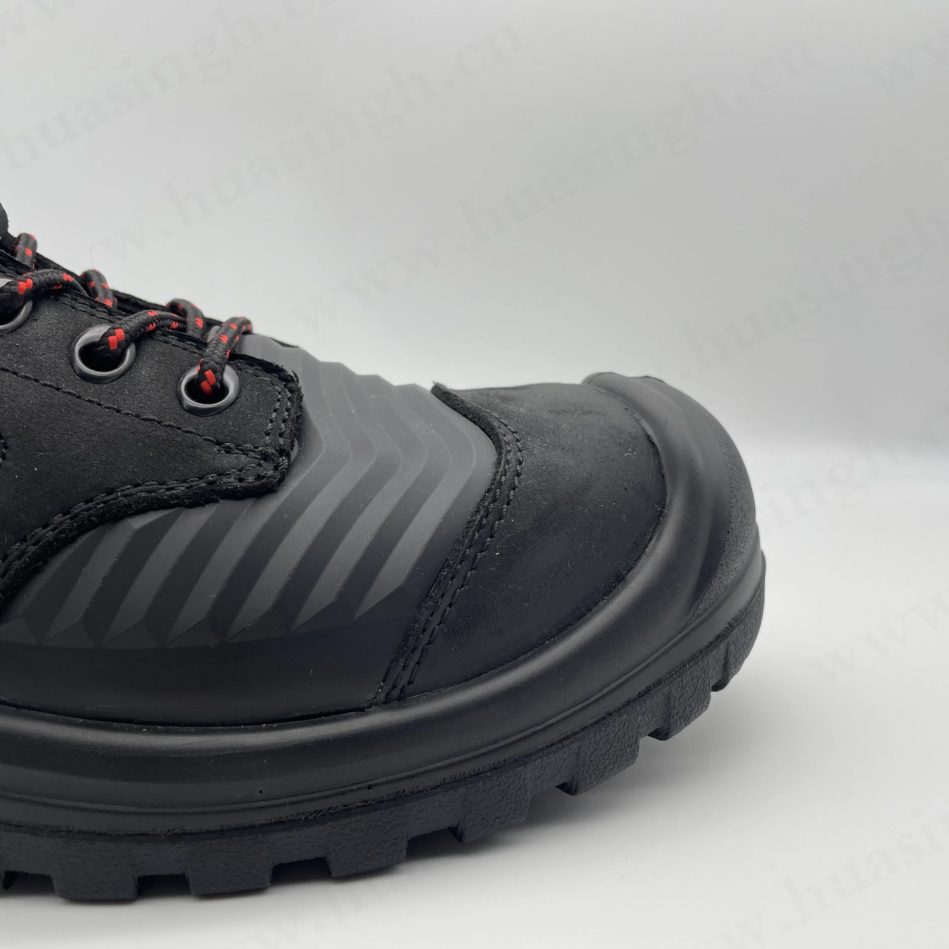 XC,high quality rip-stop nubuck leather+TPU upper work safety shoes mining industrial protective cheap safety shoes HSB285