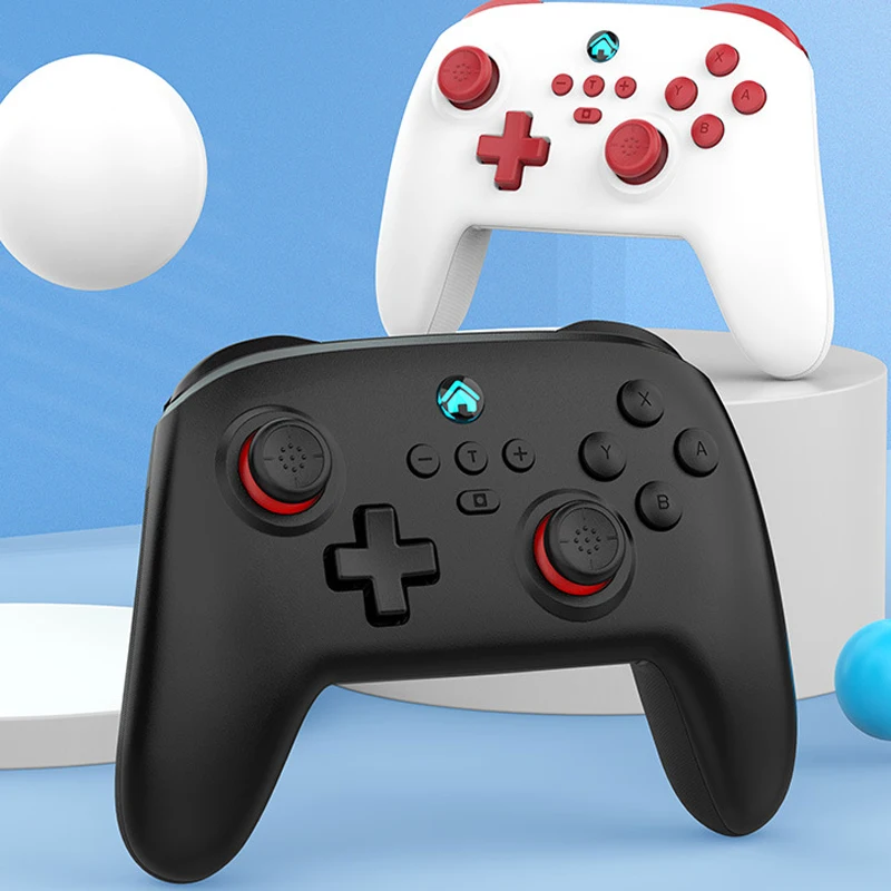 Remote control joystick Pink green color Gamepad for bluetooth PC Wireless game controller for nintendo switch jeux