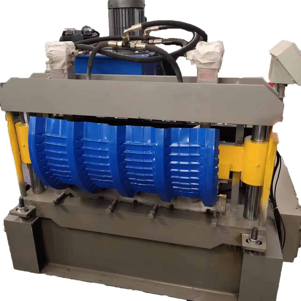 Auto Arch Curving Roof Building Panel Crimping Roll Forming Machine