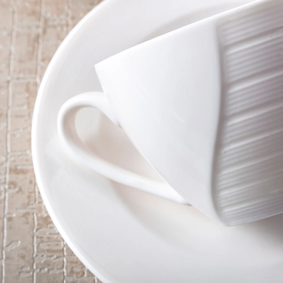 Unique Design Porcelain Banquet Dinnerware Wedding White Ceramic Dinner Set Cheap Stock Restaurant Tableware