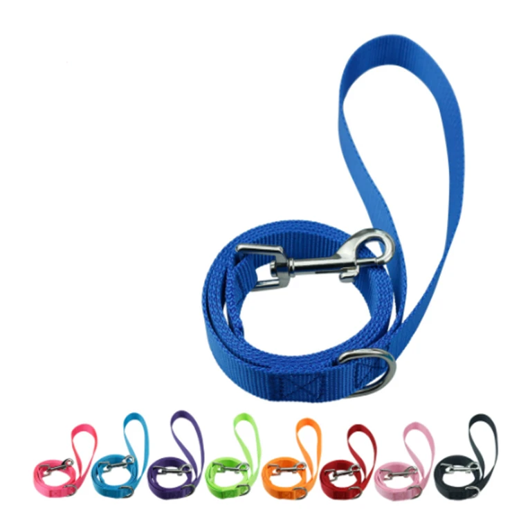 Premium Adjustable Heavy Duty Nylon Super Soft Handle Pets Leash for Medium Large Giant Dogs Daily Use Walking and Training