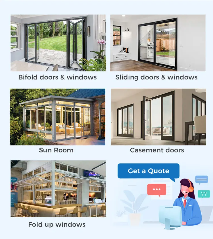 Aluminium Customize Kitchen Bi Fold Window Vertical Top Folding Glass Push Up Fold Up Windows