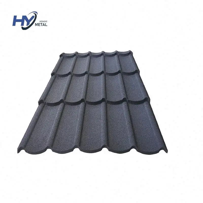 Iso9001 Aluminum Roofing Colorful Stone Coated Metal Steel Roof Tile Sheet Price