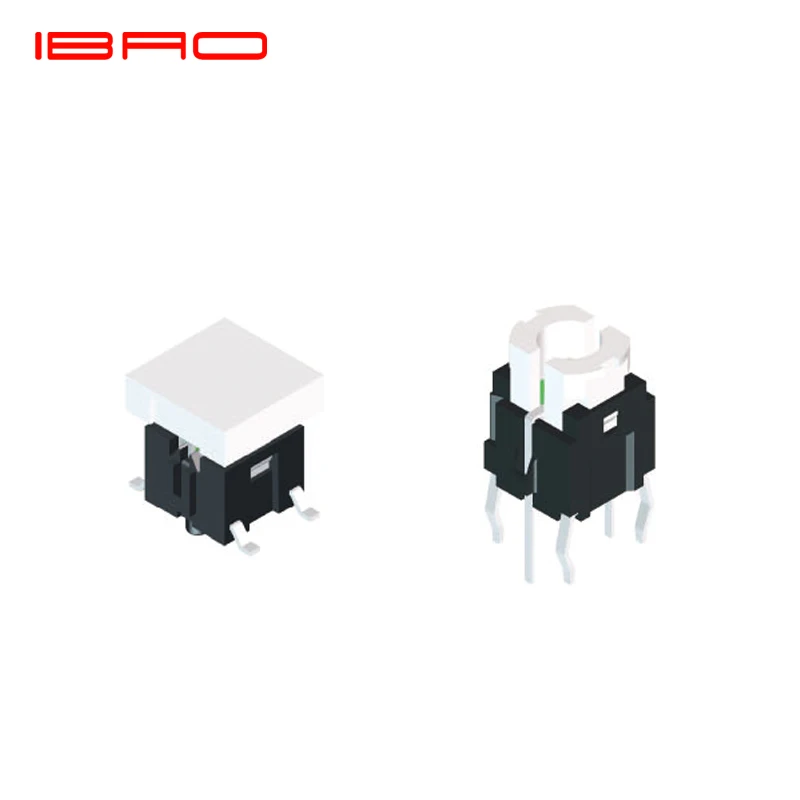 IBAO LAMP SERIES 6*6mm Led Built-in Tact Switch LS617/618