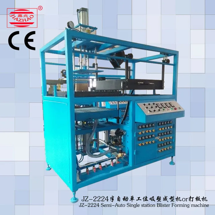 Semi-automatic plastic blister thermoforming machine for Product toothbrush cosmetic mascara Packaging clamshell forming machine