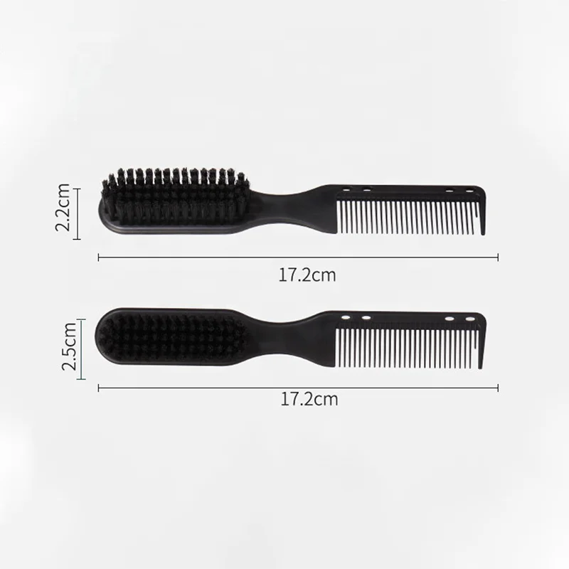 Chengmi 2 in 1 barber neck duster clipper clean comb brush