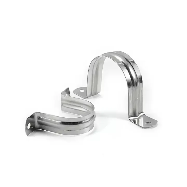 Stainless steel saddle clip pipe clamp Routing Clamps