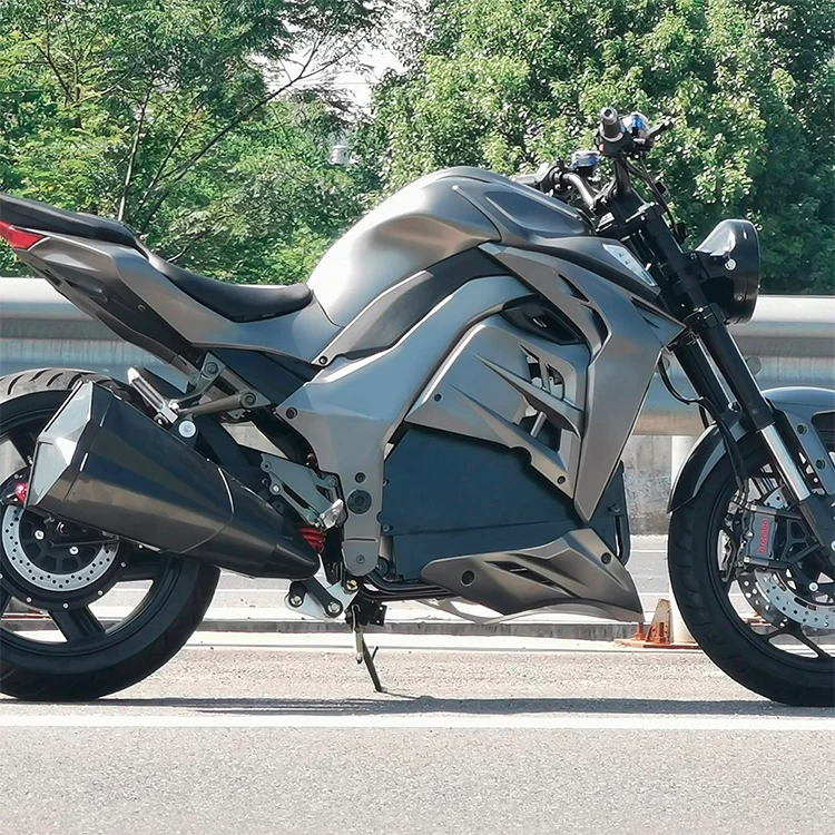 20000w power 72v 120ah lithium battery black color electric motorcycle for Canada