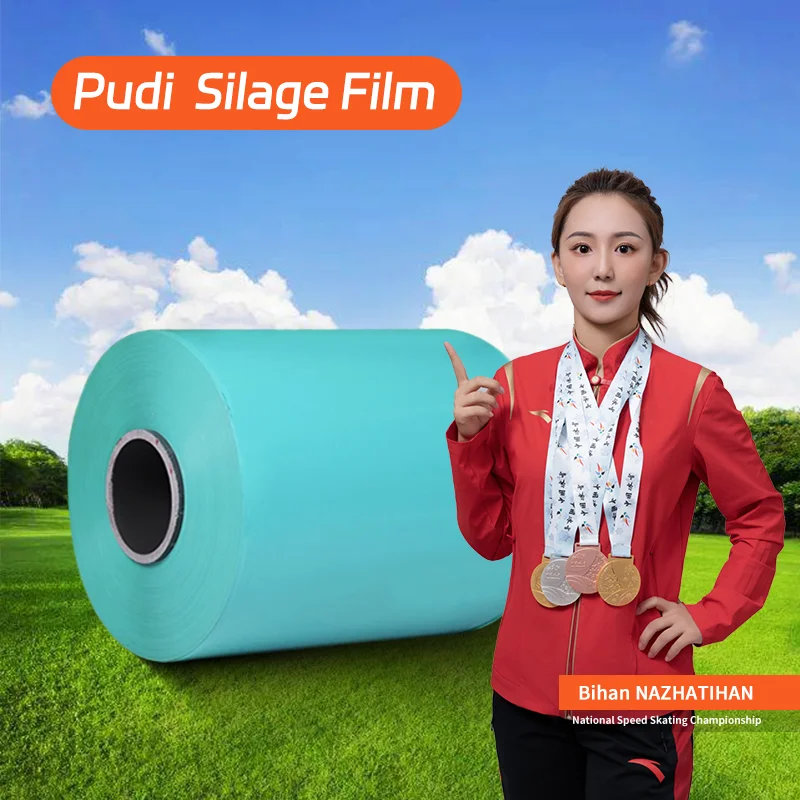 LLDPE Agricultural Cling Film Moisture-Proof Grass Silage Wrap for Packaging Soft and Opaque Stretch Wrap for Use in Industry