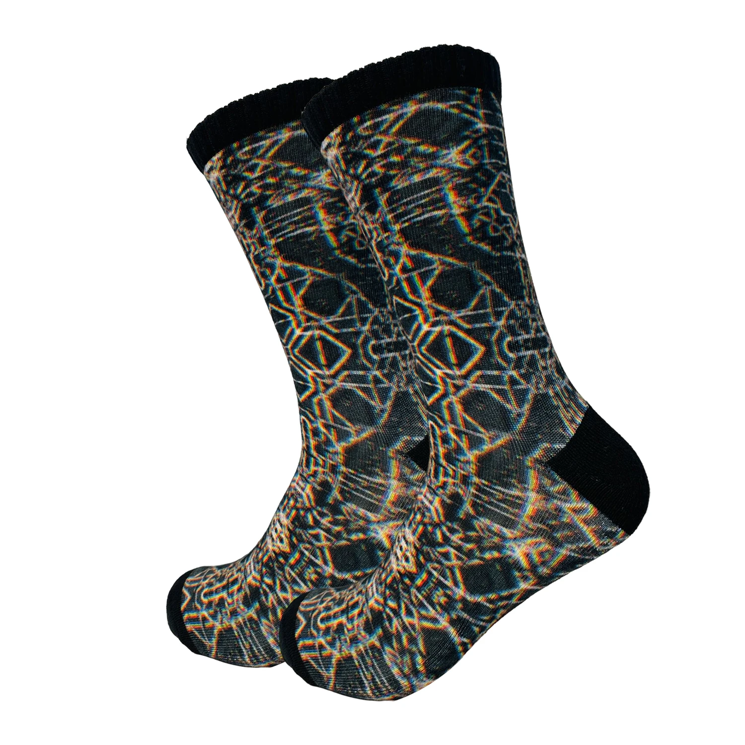 Men Warm Sock Custom colorful design sport men complex sublimation sock