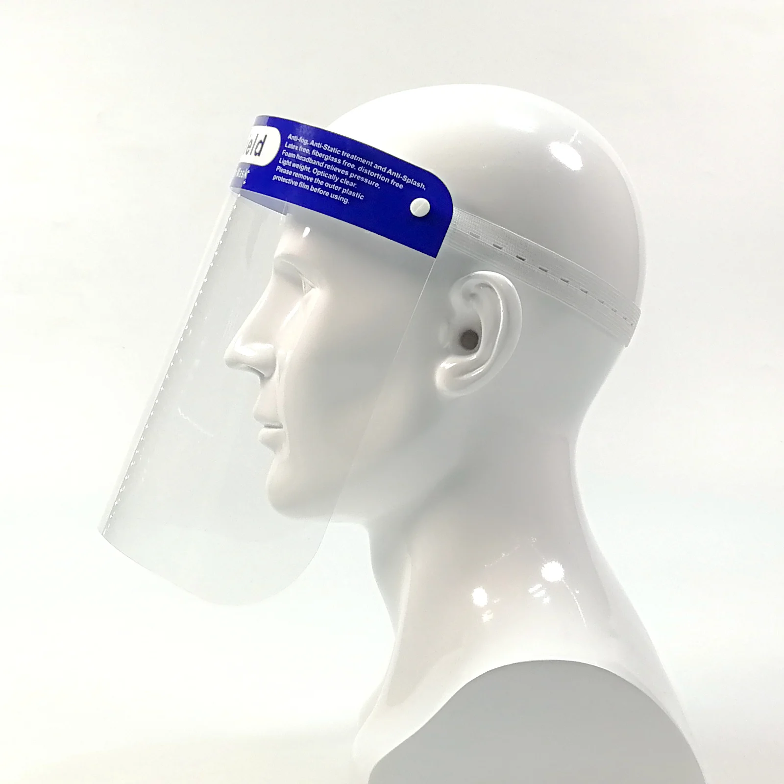 Safety transparancy facemask clear face mask with shield plastic protective face shield for anti virus/splash/dust