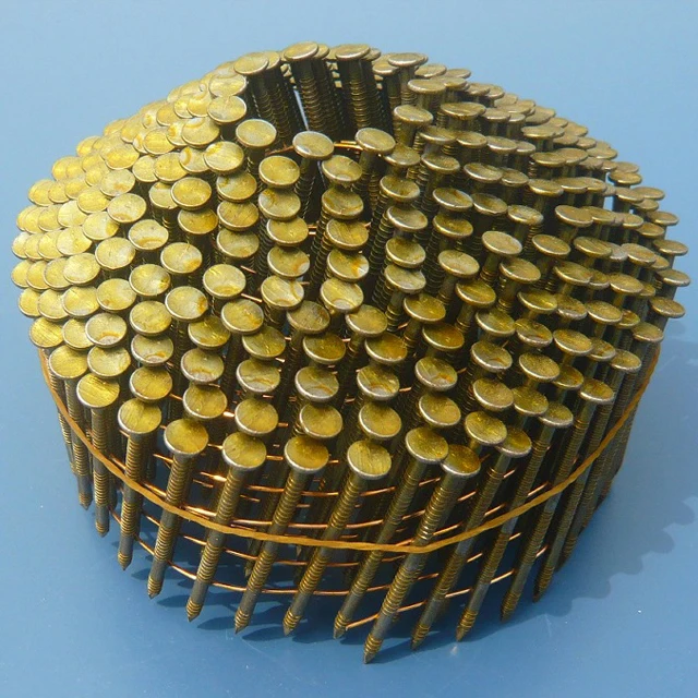 Катушные гвозди, сварочные провода с медным покрытием для спиральных гвоздей