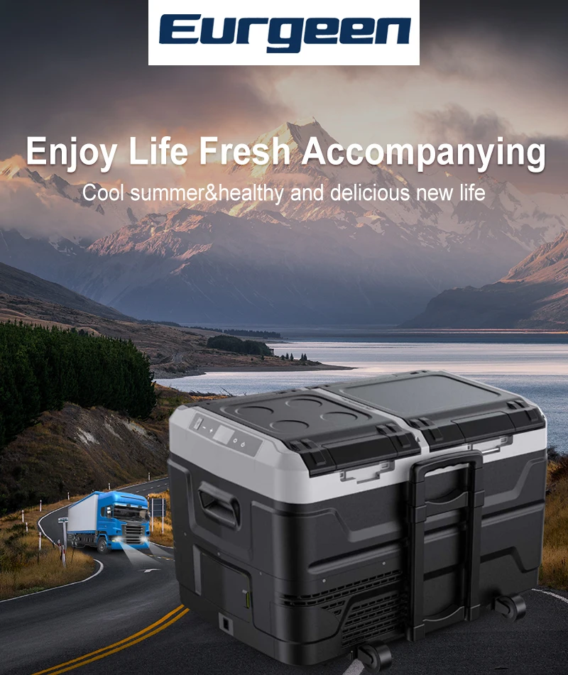 Hot Cold 50 Litres Refrigerators Small Mini Makeup Cosmetic Fridges Custom 12V 24V  OEM Customized Power Cooler