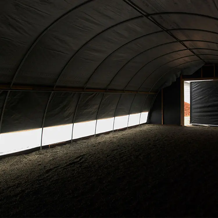 Greenhouses for medical/mushroom agriculture, equipped with shading systems for agriculture, manufactured in China