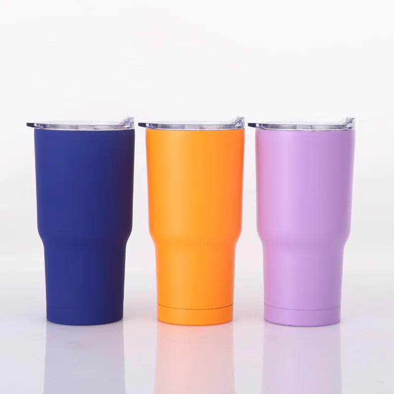 20oz plastic spray beer mug stainless steel car coffee vacuum thermos bottle