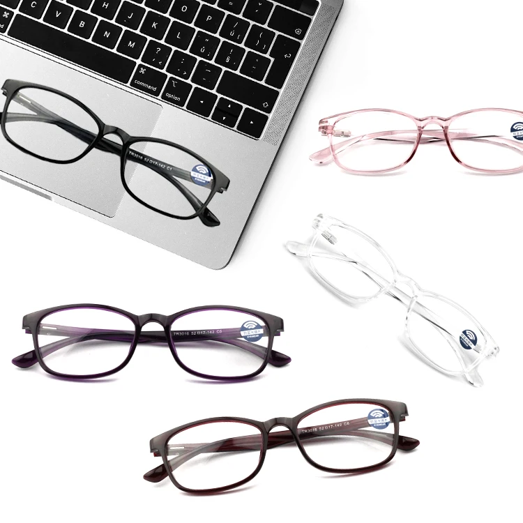 Wholesale Gaming Glasses To Block Blue Light Filter Computer Glasses Blue Blocker Tr Eyewear Mobile Anti-radiation Eyeglasses