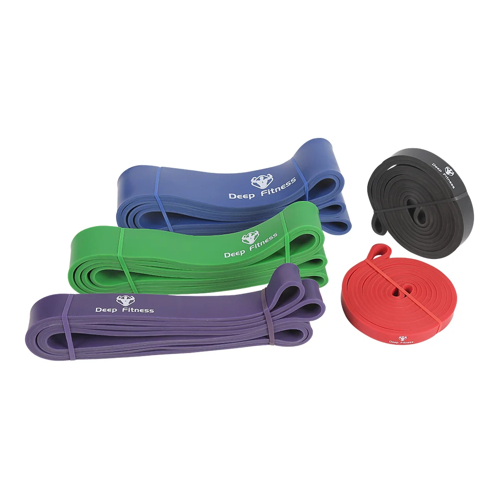 Gym Exercise Heavy Resistance Bands Rubber Stretching Elastic Pull Up Bands Set Gym Workout Bands