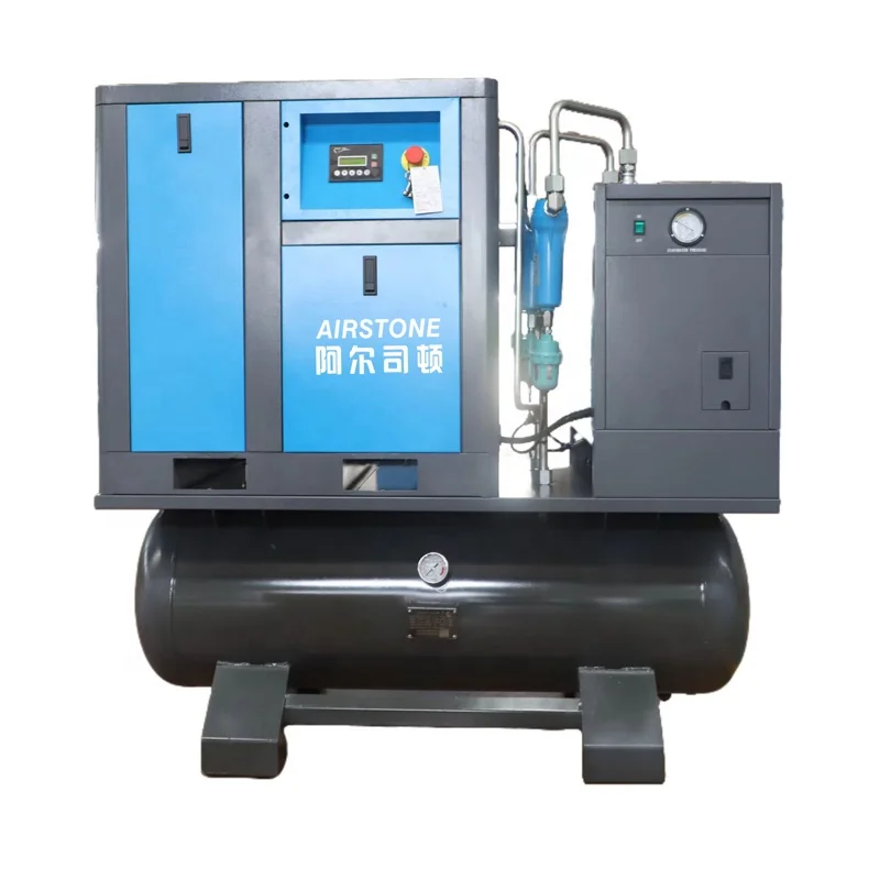 Винтовой компрессор Airstone Industrial Air-compressors 10HP 7.5KW с осушителем для лазерной резки