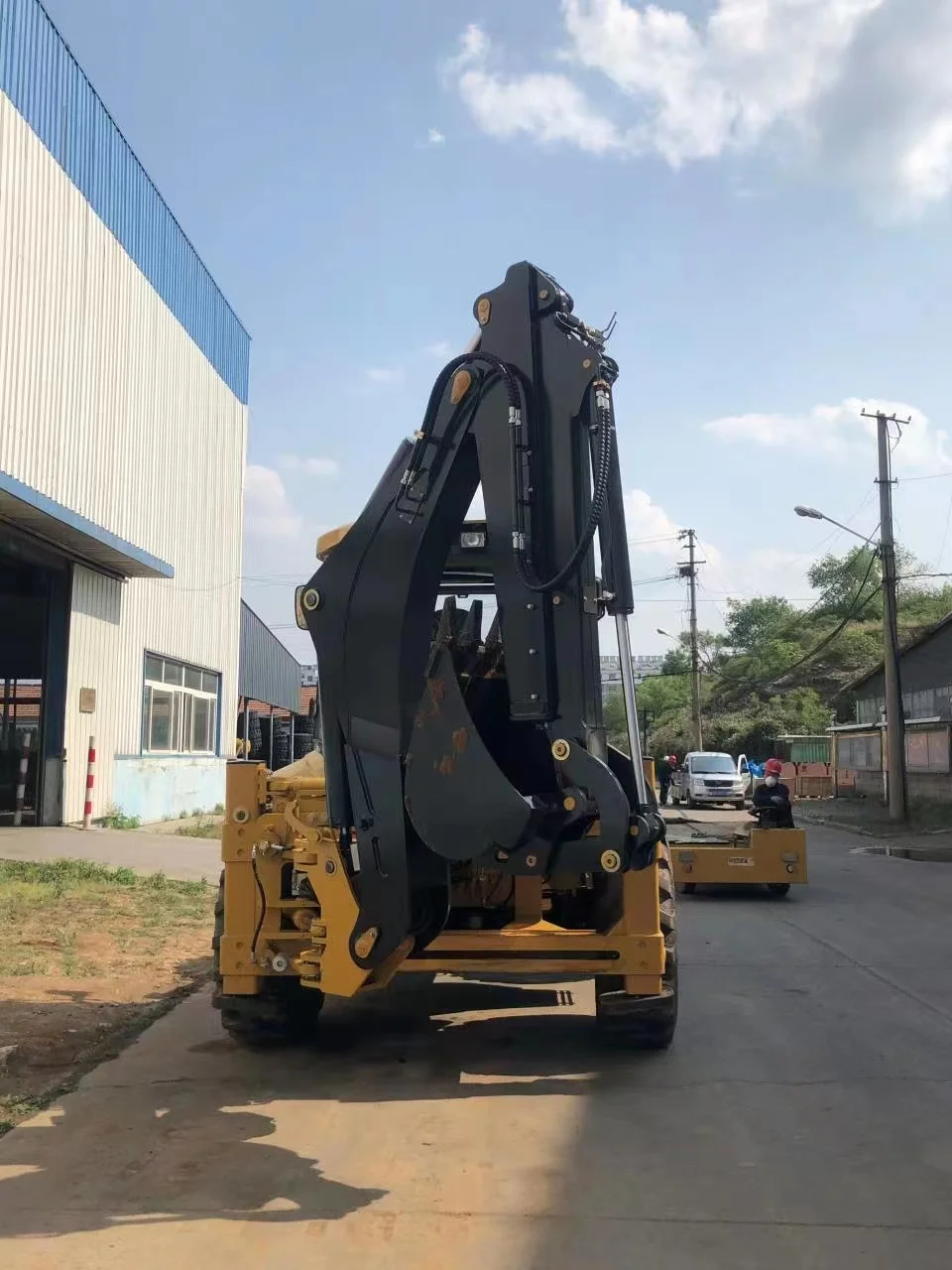 Four Wheel Steering Loader 388H Construction Equipment Hot Selling Backhoe Loader