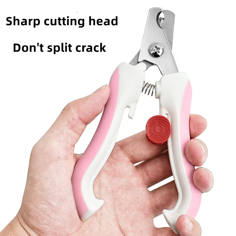 Safe and durable pet nail scissors Large dog nail scissors pet cleaning supplies