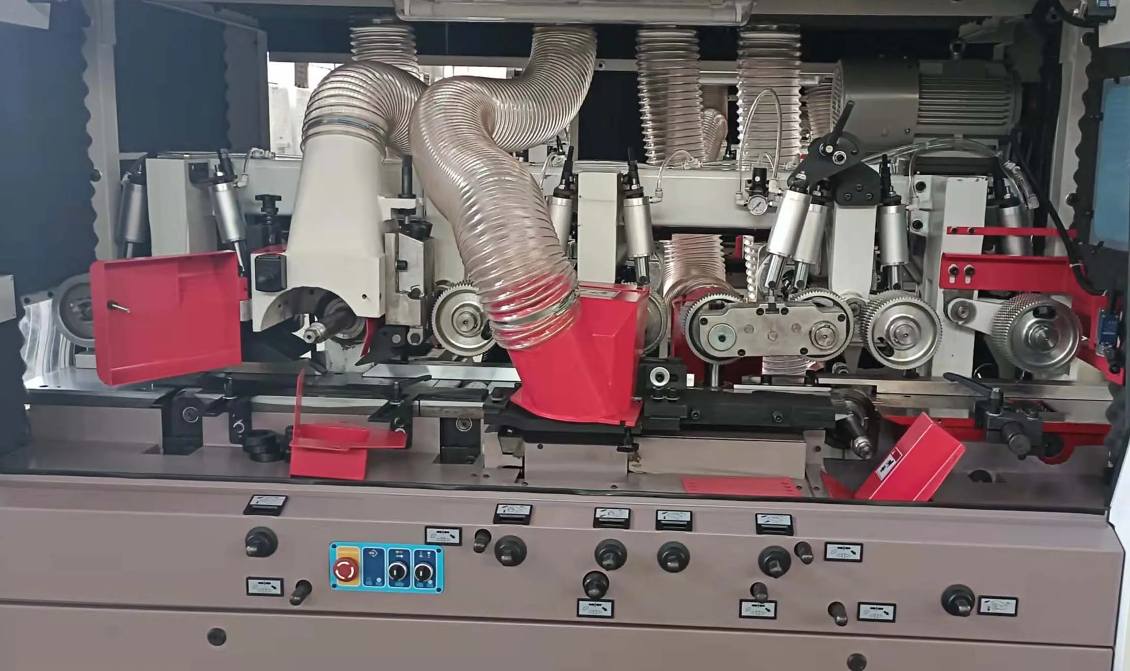 Wood Floor Four Side Planer Moulder FK-M416 China Double End Tenoner Machine 4 Sided Planer Moulder for Sale Iphonr 14 Pro 40mm