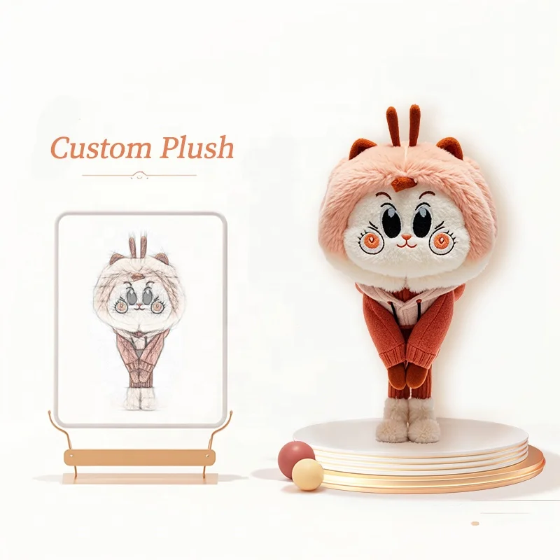 Promotional Gifts Pet Toy Soft Custom Plush Animal Cow Stuffed Cats original plush toy plush toys custom