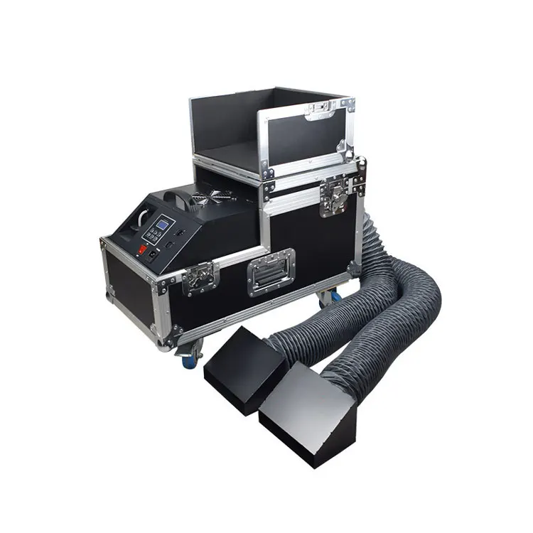 2 Tubes 3000w Stage Effect Smoke Machine Dmx Water Fog Smoke Machine Total 4600w Powerful Ground Fogger  Low Fog Machine