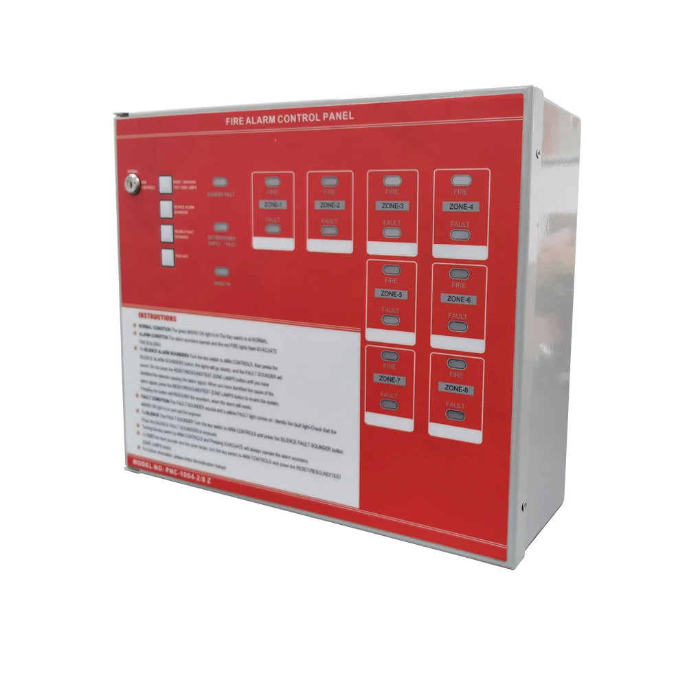 Non-Addressable Fire Alarm System 4 Zone 2 Wired Conventional Fire Alarm Control Panel For Life Safety And Property Protection