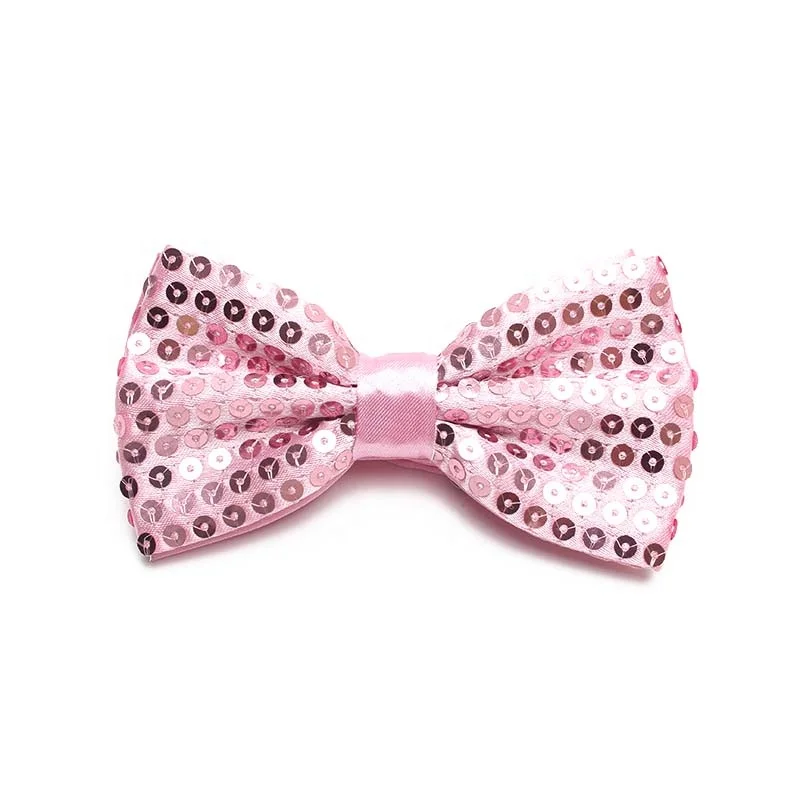 Top Brand Dynastyle 100% Handmade Polyester Microfiber Woven Sequin beaded Corbata Kids Bow Ties