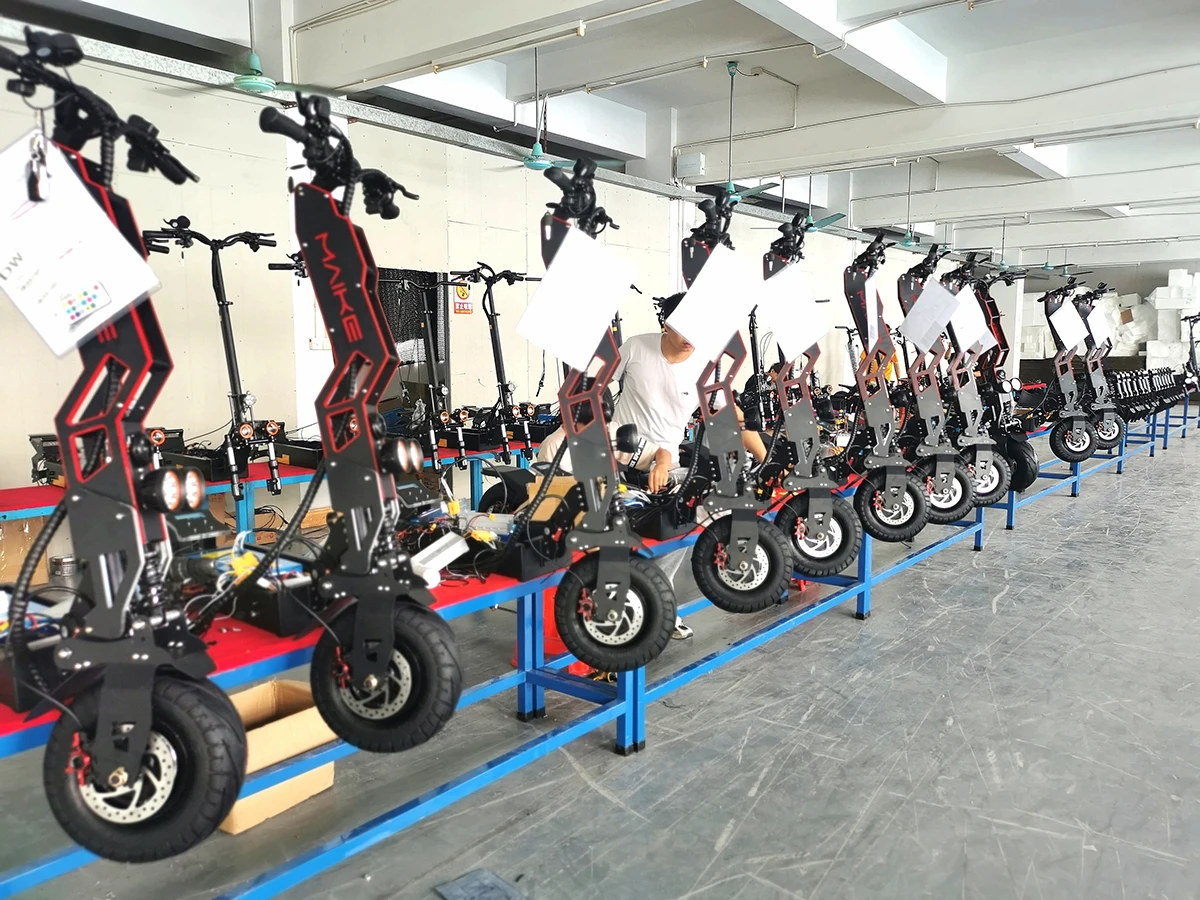 Good Selling Maike MKS 60v 13 inch fat wheels 8000w dualtron 90-110kms dual motor offroad electric scooters for adults