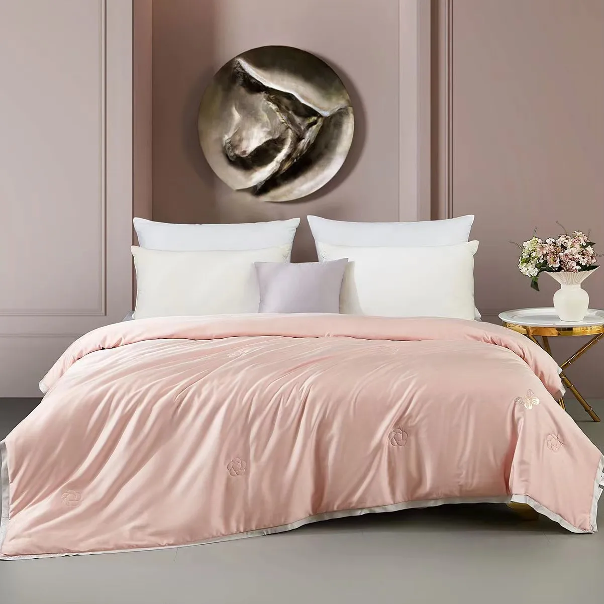 Natural Washable Winter Summer Silk Quilt, Bed Duvet Cover Set Quilt Comforter , Handmade China 100% Pure Mulberry Silk Quilts