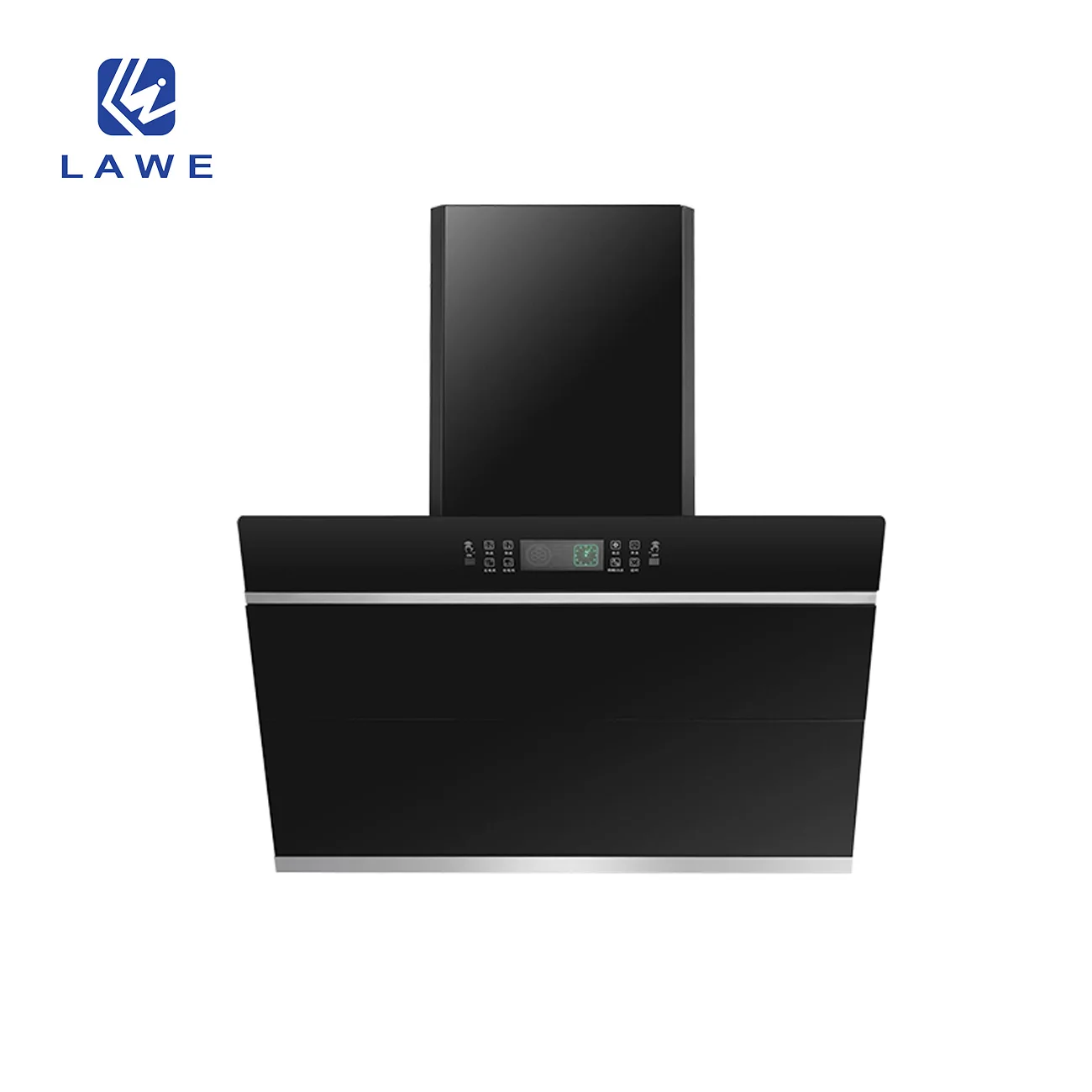 Lawe Smoke Extractor Hood with Double Copper Motors Exhaust Hood with Filter Power Suction and LED Stove Extractor Range Hood