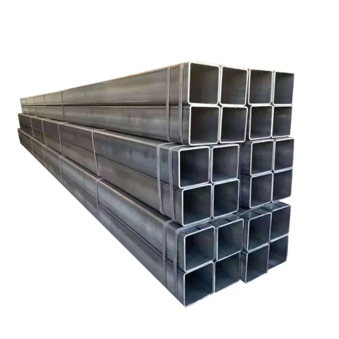 hot rolling carbon steel China supplies Q195 mild steel galvanized square pipe/rectangular hollow steel pipe