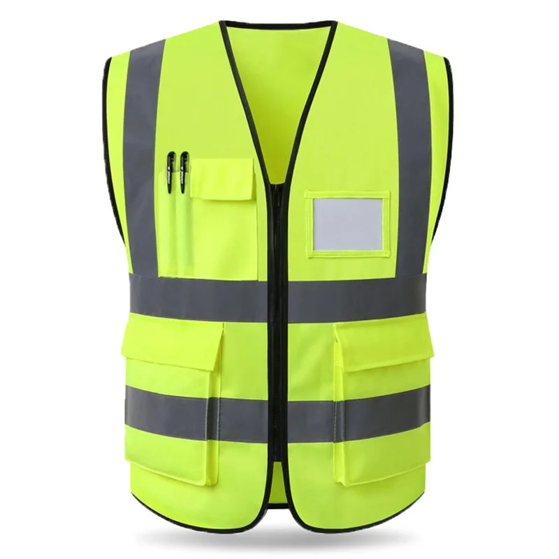 Personalized Logo Printing Reflective Safety Vest Security Traffic Site Sanitation Workers High Visibility Reflective Clothing