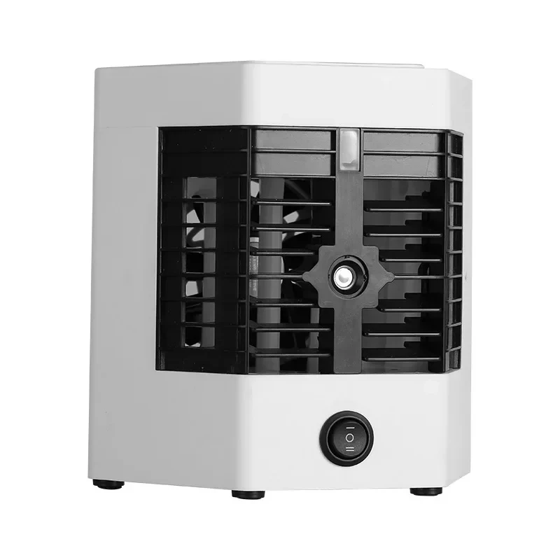 Five generation air cooler portable small desktop electric fan spray humidifier cooling air conditioning fan household