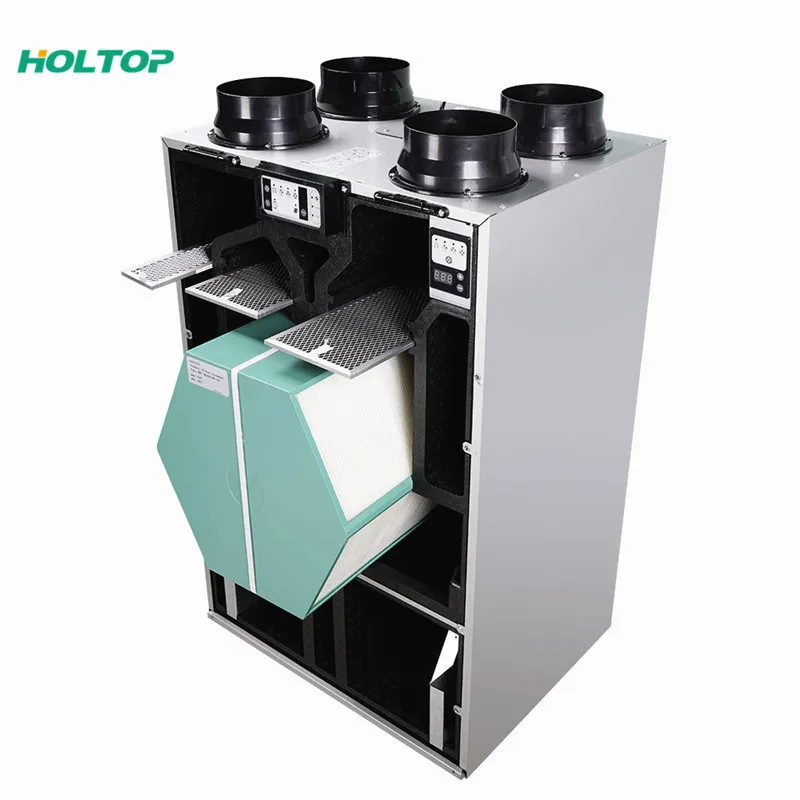 HOLTOP Auto Bypass Function Whole House Erv Energy Ventilation Air Exchanger Ventilator Mvhr Unit