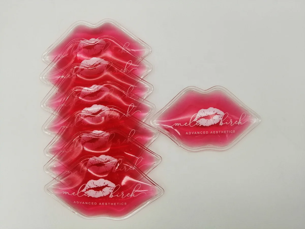 Anti wrinkle mask aesthetic hot cold lip ice pack