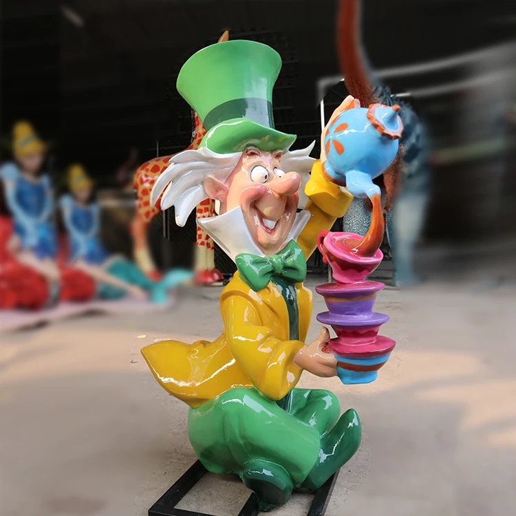 Custom Large Indoor Fiberglass Princess Statue Life-Size Cartoon Character Sculpture Garden Adventure Park Airport Animatronic