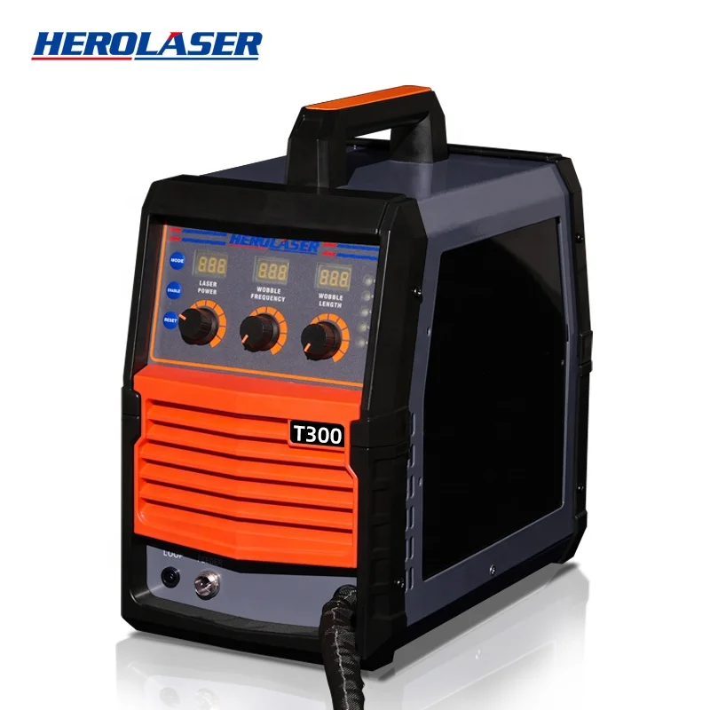 Herolaser Air-Cooled DIY Small Table 13KG 3 in 1 300W Metal Laser Welding Machine