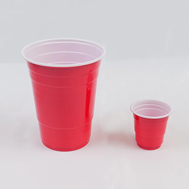 Hot Selling Disposable Plastic Beer Pong Drinking Cup 16 Oz Red Cups Plastic Wine Cup